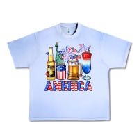 Grape Ice 4th of July American drinks America Urban Heavy Tee - Neo Western