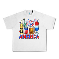 Lunar Rock 4th of July American drinks America Urban Heavy Tee - Neo Western