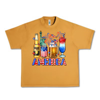 Peanut Butter 4th of July American drinks America Urban Heavy Tee - Neo Western