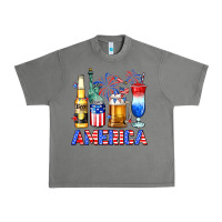 Tornado 4th of July American drinks America Urban Heavy Tee - Neo Western