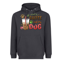 Smoke all i need is coffee and my dog Heavyweight Hoodie - MaliasSmallBusiness