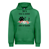 Emerald I'm A Dog & Horse Kind Of Queen Pet Lover Owner Urban Hoodie - Bettercallsaul