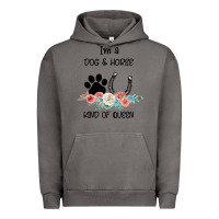 Pigment Tornado I'm A Dog & Horse Kind Of Queen Pet Lover Owner Urban Hoodie - Bettercallsaul