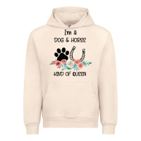 Sandshell I'm A Dog & Horse Kind Of Queen Pet Lover Owner Urban Hoodie - Bettercallsaul