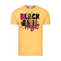 Vintage Mustard Black girl magic Vintage Tee - Zillion Design Studio