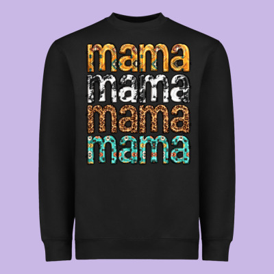 Mama Mama Mama Mama Mothers Day Heavyweight Sweatshirt Designed By Texasbilliewilder