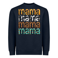 Navy mama mama mama mama mothers day Heavyweight Sweatshirt - texasbilliewilder
