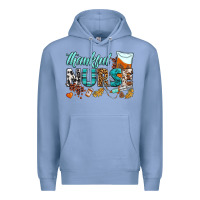 Colony Blue thankful nurse Premium Hoodie - BundleAndBundleShop
