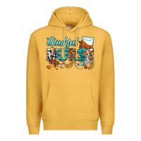 Mustard thankful nurse Premium Hoodie - BundleAndBundleShop
