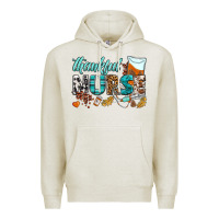 Oatmeal Heather thankful nurse Premium Hoodie - BundleAndBundleShop