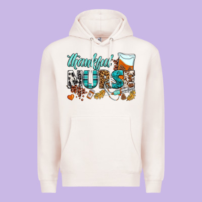Thankful Nurse Premium Hoodie Designed By Bundleandbundleshop