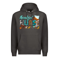 Smoke thankful nurse Premium Hoodie - BundleAndBundleShop