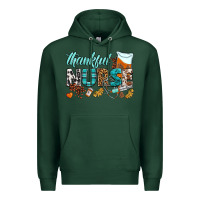 Sports Green thankful nurse Premium Hoodie - BundleAndBundleShop