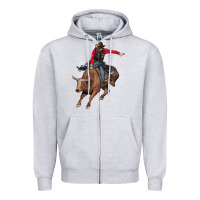 Western Cowboy Zipper Hoodie | Teevron