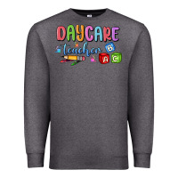 Charcoal Heather daycare teacher Premium Sweatshirt - MaliasSmallBusiness