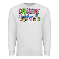 Oatmeal Heather daycare teacher Premium Sweatshirt - MaliasSmallBusiness