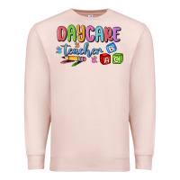 Pale Pink daycare teacher Premium Sweatshirt - MaliasSmallBusiness