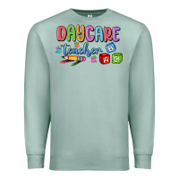 Seafoam daycare teacher Premium Sweatshirt - MaliasSmallBusiness