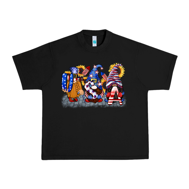 Usa 4th Of July Gnomes  4th Of July Urban Heavy Tee by CowGirlArtShop | Teevron