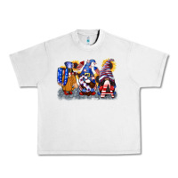 Lunar Rock USA 4th of July gnomes  4th of july Urban Heavy Tee - CowGirlArtShop