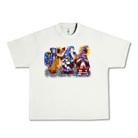 Pistachio USA 4th of July gnomes  4th of july Urban Heavy Tee - CowGirlArtShop