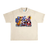 Sandshell USA 4th of July gnomes  4th of july Urban Heavy Tee - CowGirlArtShop