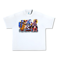 White USA 4th of July gnomes  4th of july Urban Heavy Tee - CowGirlArtShop