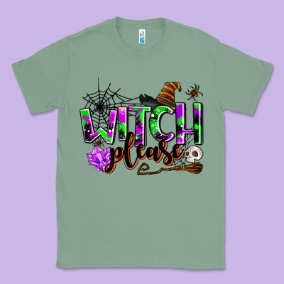 Witch Please Classic Tee Designed By Adodesignshop