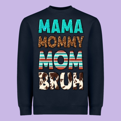 Mama Mommy Mom Bruh Heavyweight Sweatshirt Designed By Texasbilliewilder