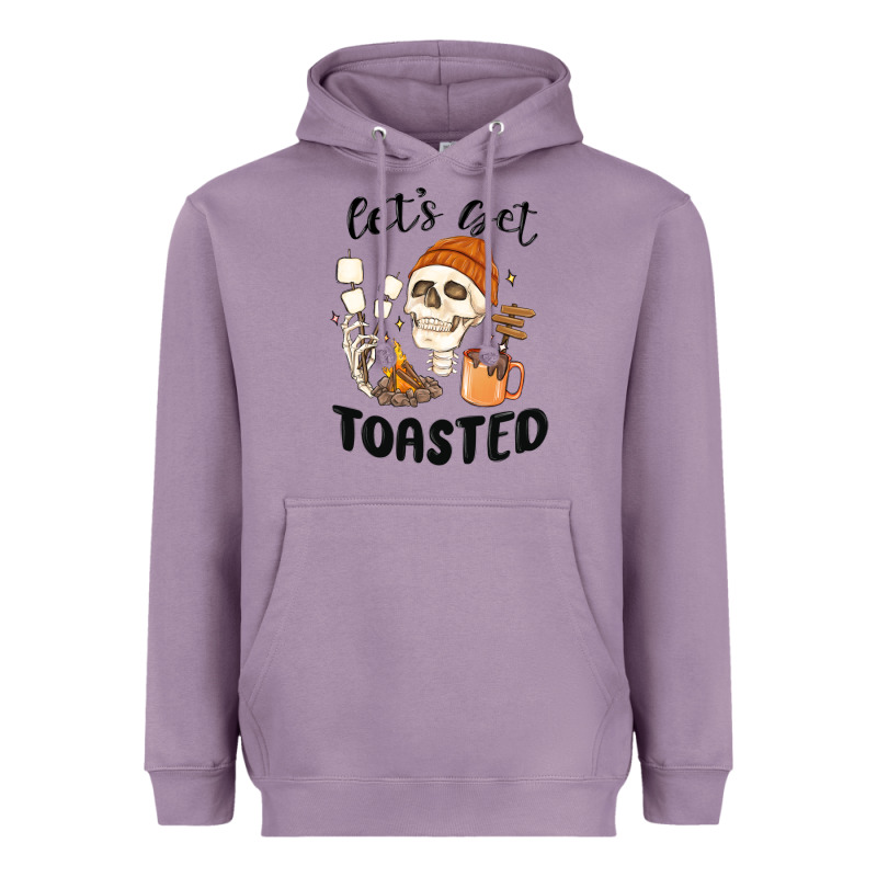 Let's Get Toasted Camping Heavyweight Hoodie by MaliasSmallBusiness | Teevron