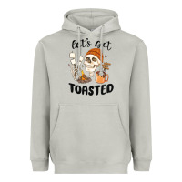 Moon Dust let's get toasted camping Heavyweight Hoodie - MaliasSmallBusiness