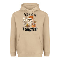 Mushroom let's get toasted camping Heavyweight Hoodie - MaliasSmallBusiness