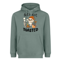 Sage let's get toasted camping Heavyweight Hoodie - MaliasSmallBusiness