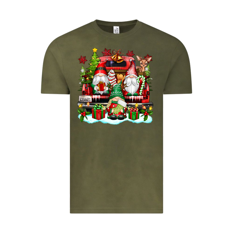 Christmas Gnome Truck Vintage Tee by texasbilliewilder | Teevron