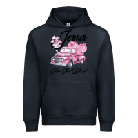 Navy Leopard Floral Pink Car Jesus Take The Wheel Urban Hoodie - Bettercallsaul