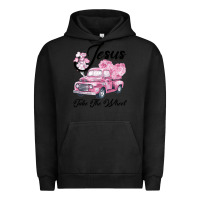 Pigment Black Leopard Floral Pink Car Jesus Take The Wheel Urban Hoodie - Bettercallsaul