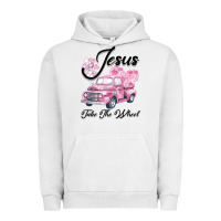 Pigment Lunar Rock Leopard Floral Pink Car Jesus Take The Wheel Urban Hoodie - Bettercallsaul