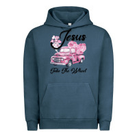 Pigment Midnight Navy Leopard Floral Pink Car Jesus Take The Wheel Urban Hoodie - Bettercallsaul