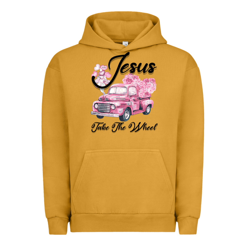 Leopard Floral Pink Car Jesus Take The Wheel Urban Hoodie by Bettercallsaul | Teevron