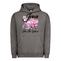 Pigment Tornado Leopard Floral Pink Car Jesus Take The Wheel Urban Hoodie - Bettercallsaul