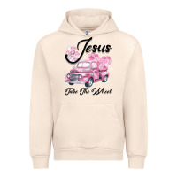 Sandshell Leopard Floral Pink Car Jesus Take The Wheel Urban Hoodie - Bettercallsaul