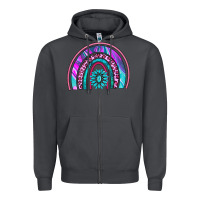 Smoke rainbow and gemstone Zipper Hoodie - AdoDesignShop