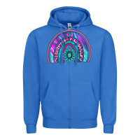 True Royal rainbow and gemstone Zipper Hoodie - AdoDesignShop