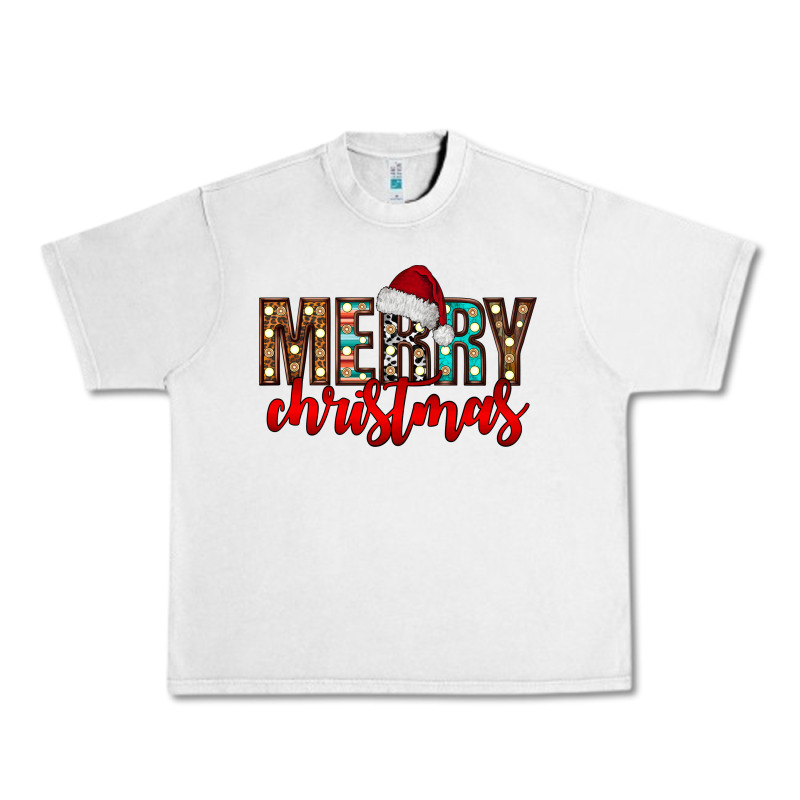 Merry Christmas Urban Heavy Tee by CowhideDigitalArt | Teevron