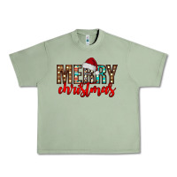 Oil Green merry christmas Urban Heavy Tee - CowhideDigitalArt