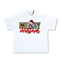 White merry christmas Urban Heavy Tee - CowhideDigitalArt