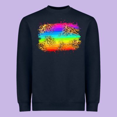 Pride Flag Heavyweight Sweatshirt Designed By Zillion Design Studio