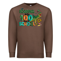 Chestnut roaring into 100 day of school Premium Sweatshirt - MaliasSmallBusiness