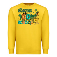 Lemon roaring into 100 day of school Premium Sweatshirt - MaliasSmallBusiness