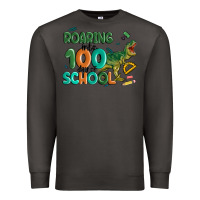 Smoke roaring into 100 day of school Premium Sweatshirt - MaliasSmallBusiness